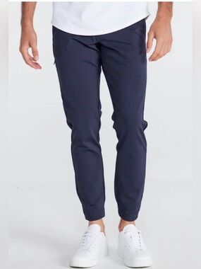 BYLT Everyday Jogger Pants Dark Navy Slim Fit Stretch Size 33